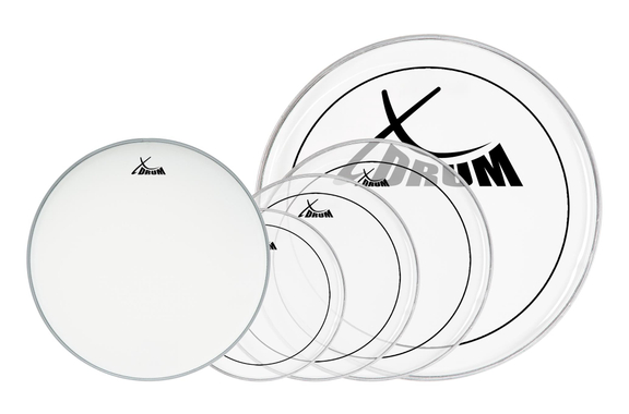 XDrum Oil Hydraulic Drumhead SET 10" 12" 14" 20" + 14" image 1