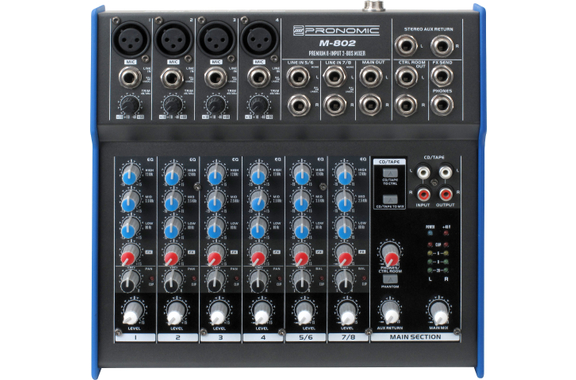Pronomic M-802 Mischpult  - Retoure (Zustand: sehr gut) image 1