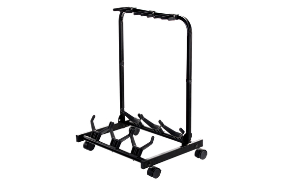Rocktile Multistand 3-fach Gitarrenständer mit Rollen für E/A-Gitarre image 1