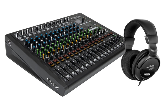 Mackie Onyx16 Mixer Koptelefoonset image 1
