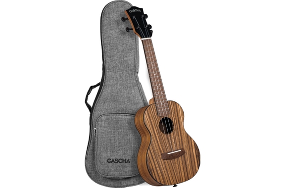 Cascha Ukulélé Concert Zebra Wood image 1