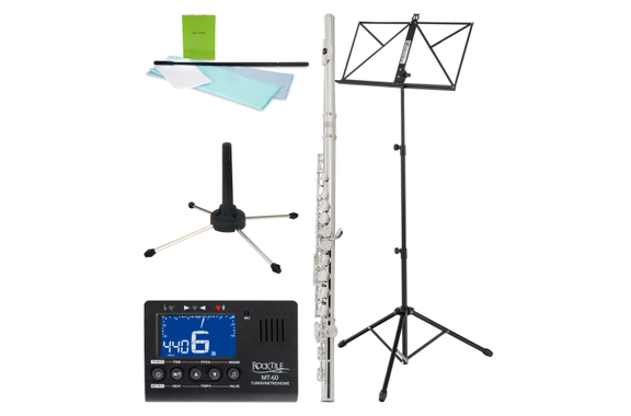 Classic Cantabile FL-200 Querflöte Neusilber Set image 1