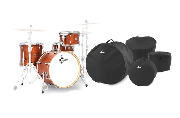 Gretsch CT1-J404-SWG Catalina Club Shellset Satin Walnut Glaze Set incl. Gigbags image 1