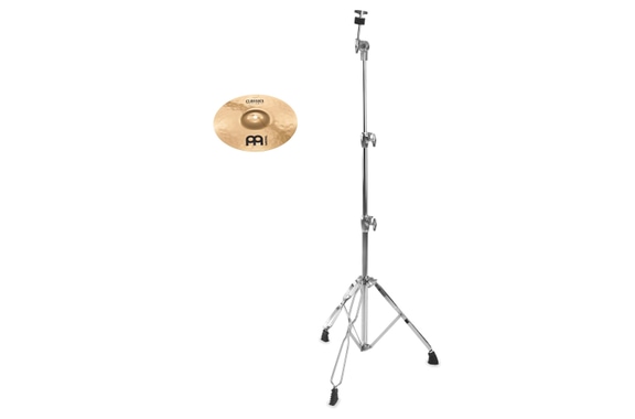 Meinl Classics Custom Brilliant Splash de 8" + Set de Soporte Recto para Platillos image 1