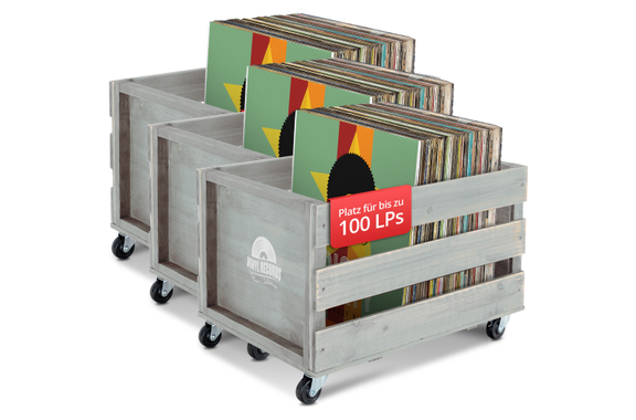 Stagecaptain SPK-100 GY Caja para Discos "Emil" Gris Set de 3 image 1