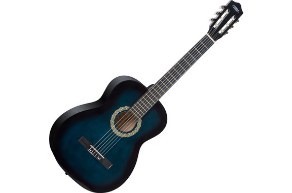Classic Cantabile Acoustic Series AS-851-BUB 4/4 Guitare Classique Blueburst image 1