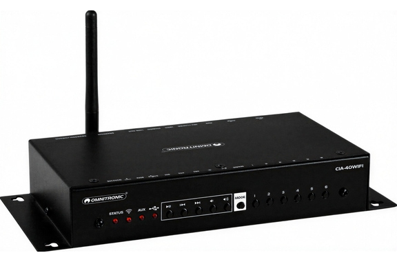 Omnitronic CIA-40WIFI WLAN Multiroom Streaming Verstärkersystem image 1