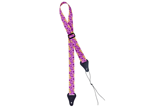 Ortega Tracolla Ukulele Nylon - Purple Flower image 1
