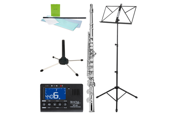 Classic Cantabile FL-200 Querflöte Komplett Set image 1