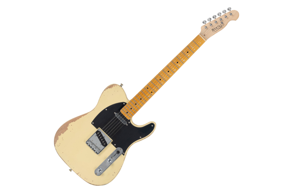Rocktile Vinstage TL-HMWM Electric Guitar Vintage White image 1