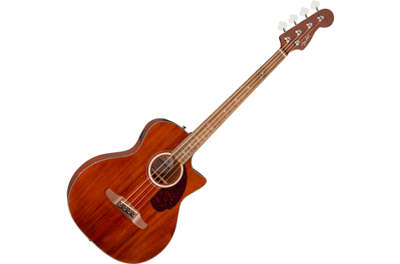 Fender California Deluxe Kingman Bass CE Mahogany Natural image 1