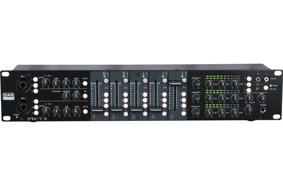 DAP Audio IMIX-7.3 7-Kanal Installationsmixer image 1