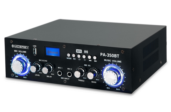 McGrey PA-350BT Bluetooth-Endstufe mit USB/MP3-Player  - Retoure (Zustand: sehr gut) image 1