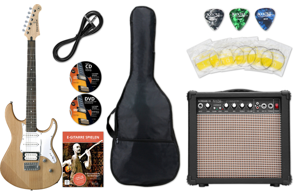 Yamaha Pacifica 112V Yellow Natural Satin Starter Set image 1