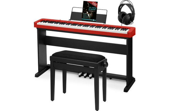 Casio CDP-S160SET E-Piano Rood Set image 1