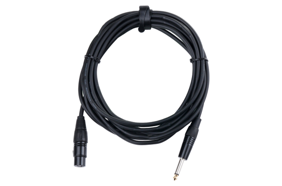Pronomic Stage XFJ-5 Cavo Microfono XLR/Jack 5 m Nero image 1