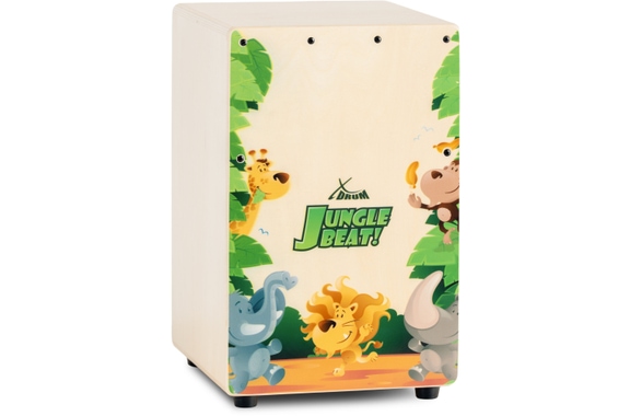 XDrum KC-37JB Cajón Infantil "Jungle Beat" image 1
