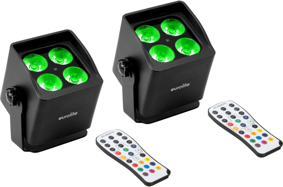 Eurolite Battery Mini IP UP-4 QCL Spot MK2 2-Pack image 1