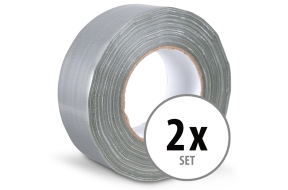 Stagecaptain DT-4850G-PRO Fabric Tape Gaffa Tape 50m 2-Pack Gray image 1