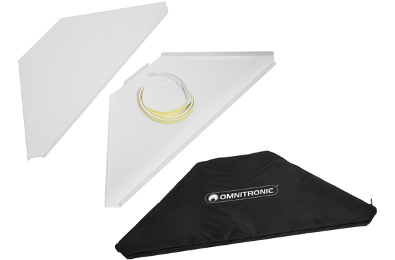 Omnitronic Eckplatten für Mobile DJ Stand Weiß image 1