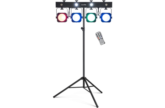 Eurolite LED KLS-190 Kompakt-Lichtset Set inkl. Stativ image 1