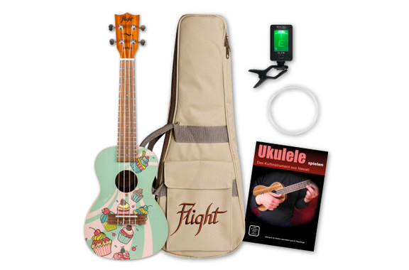 Flight AUC-33 Cupcake Set Ukulélé Concert image 1