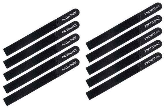 Pronomic KB-200N-V2 Bande Auto-Agrippante 200mm Lot de 10 image 1