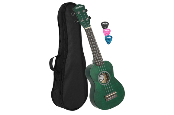 Cascha Sopran Ukulele Verde image 1