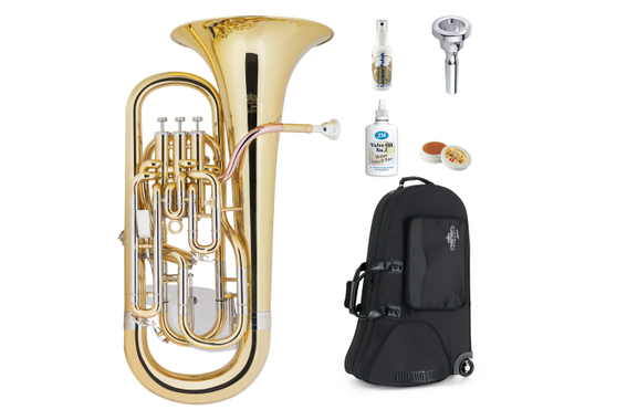 Lechgold Luxe EU-310L Euphonium Gelakt Deluxe Set image 1