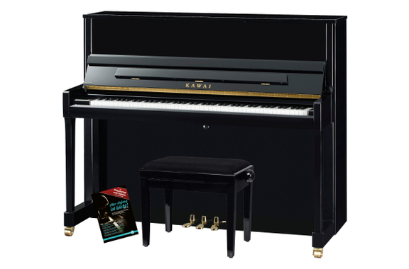 Kawai K-300 E/P Pianoforte Nero Lucido Set image 1