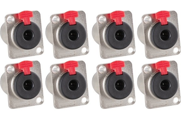 Pronomic JFSD Jack Inbouwconnector 8x Set image 1