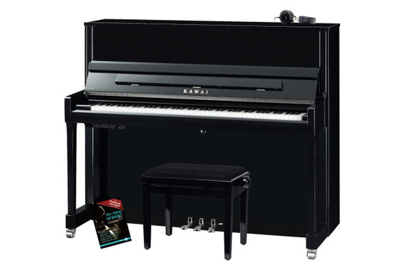 Kawai ATX4 Anytime K-300 E/P SL Piano Noir Laqué Set image 1