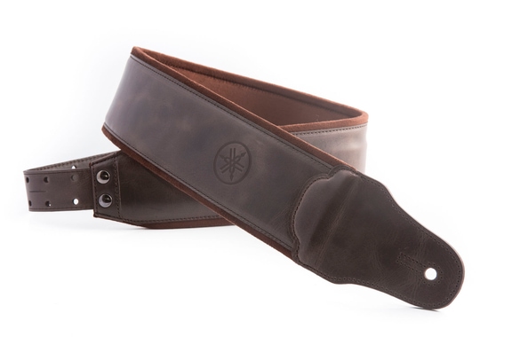Yamaha Smooth Guitar Strap Brown image 1