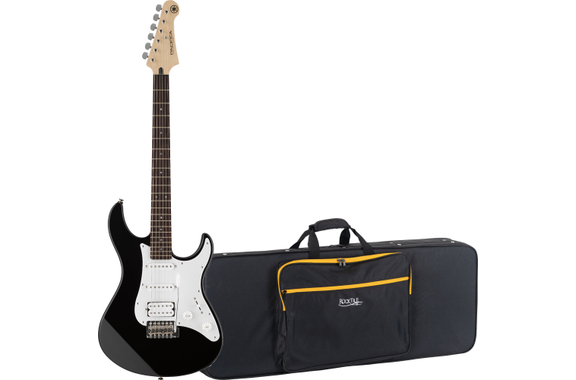 Yamaha Pacifica 012 BL Guitarra Eléctrica Set con Funda Suave Negra image 1