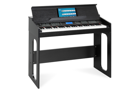 FunKey DP-61 III Keyboard mit 61 Tasten im Digitalpiano-Design Schwarz image 1