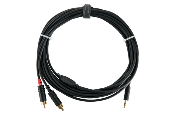 Pronomic Stage J3RC-6m Cavo Audio 3,5mm Stereo Jack/Cinch 6m nero image 1