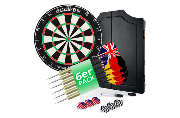 Stagecaptain DBC-1775 BK BullsEye Dianas de Dardos en Armario de Pub image 1
