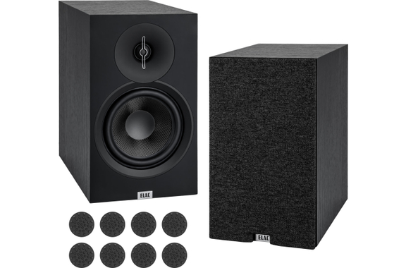 ELAC Debut B6.3 Altavoces de Estantería Negros Par Set Oehlbach image 1
