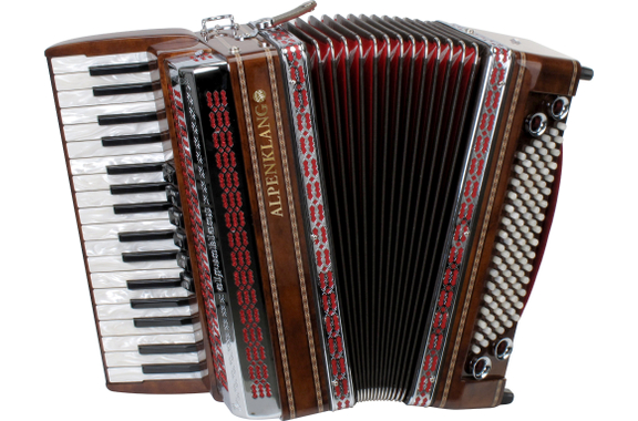 Alpenklang Pro Accordeon III 96-toetsen Steirische Palissander image 1
