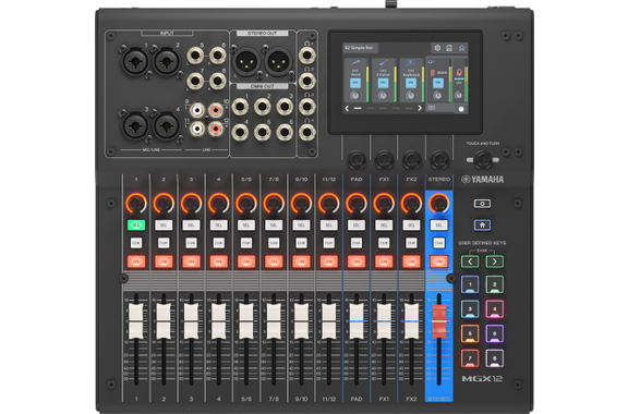 Yamaha MGX12 Mesa De Mezclas Digital Negra image 1