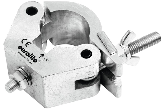 Eurolite TPC-50 Half Coupler Schelle silber image 1
