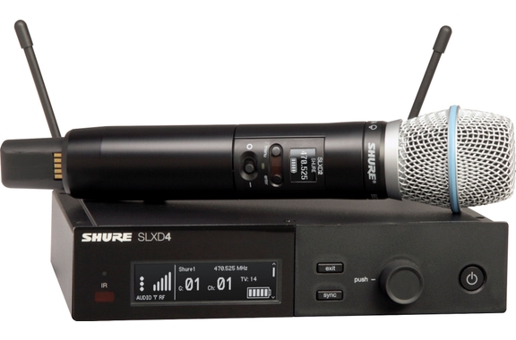 Shure SLXD24E/Beta87A S50 Handheld Wireless Set image 1