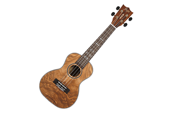 Flight DUC410 Quilted Ash Ukulele de Concierto image 1