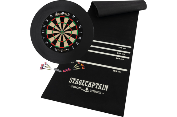 Stagecaptain DBS-1715C BullsEye Champion Dartscheibe Compleet Set image 1