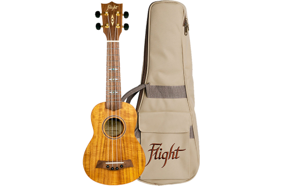 Flight DUS440 Ukulélé Soprano Acacia image 1