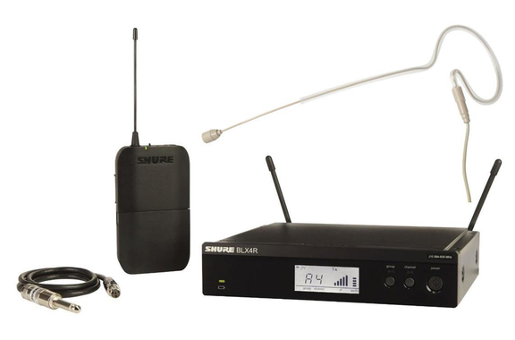 Shure BLX14R S8 Système Sans Fil Rack avec Micro Casque Inclus image 1