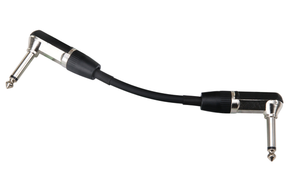 Pronomic Stage INST-A-015 Patchkabel Haakse Connector 0,15 m zwart image 1
