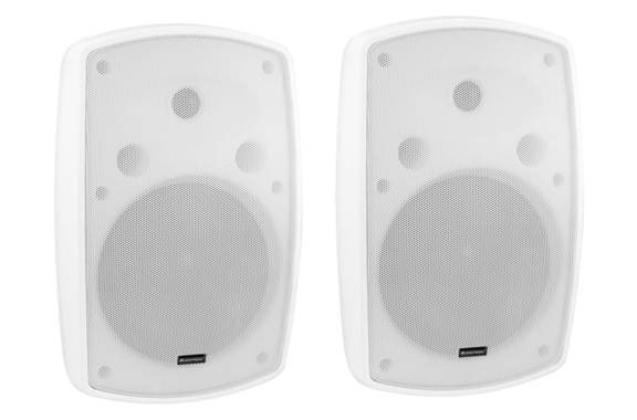 Omnitronic OD-8 Coppia Diffusori da Parete 8 Ohm Bianco image 1