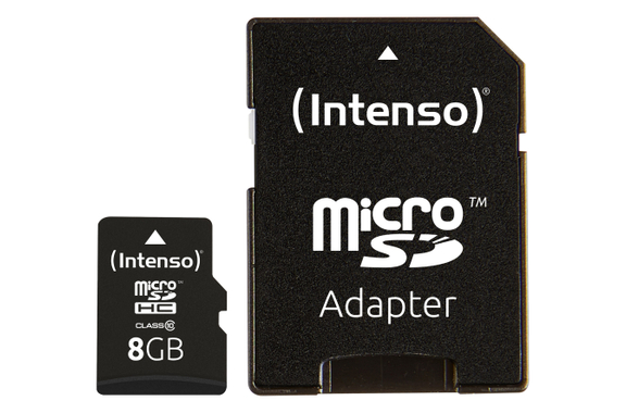 Intenso microSD Card 8 GB Class 10 image 1