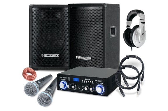 McGrey DJ Karaoke Compleetset Party-1500 800W image 1